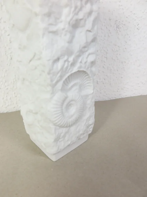 Bild 4 von 70年代ビスケット磁器花瓶、フォシリエン花瓶、AKカイザー花瓶角型マーティン・フライヤー白