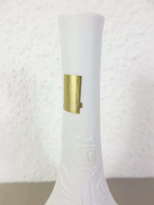 Bild 3 von 70er Bisquitporzellan Vase, AK Kaiser Reliefvase