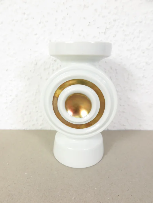 70s vase or candle holder, Plankenhammer, Floss, Bavaria