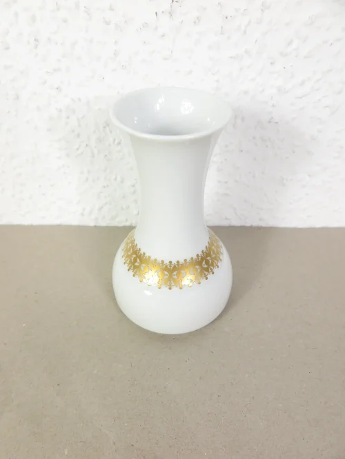 Bild 2 von 80s porcelain vase Thomas, gold-plated