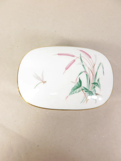 Bild 2 von 60s porcelain box dragonfly Thomas porcelain
