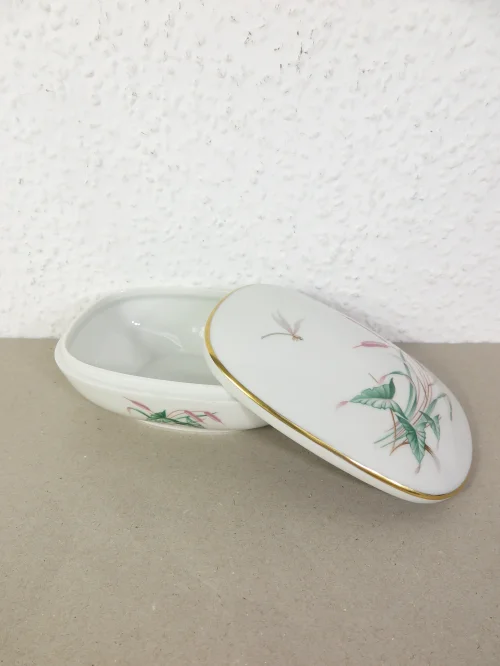 Bild 4 von 60s porcelain box dragonfly Thomas porcelain