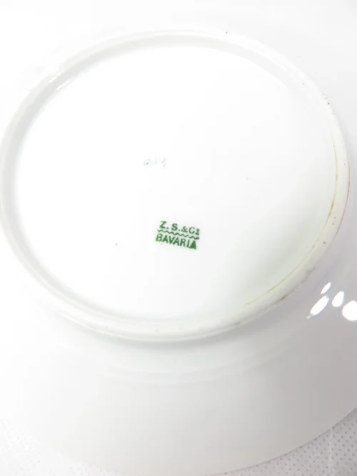 Bild 3 von 50er Dessertteller, Obstteller, Art Deco, Bavaria Z.S. und Gt