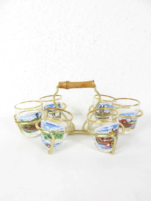 60s Scnapsset Switzerland motif