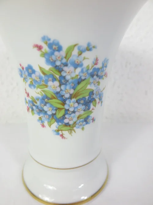 Bild 3 von 70s porcelain vase Arzberg, forget-me-not