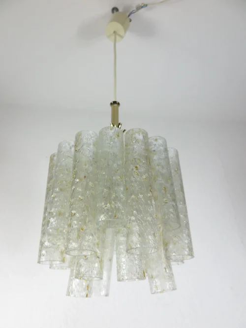 Bild 2 von 70er Doria Lampe, Röhren Lampe, Glaszylinder Lampe