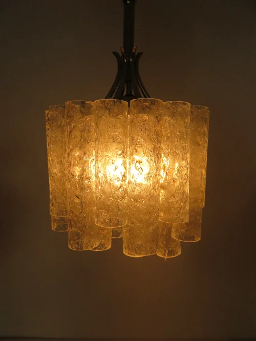 Bild 6 von 70er Doria Lampe, Röhren Lampe, Glaszylinder Lampe