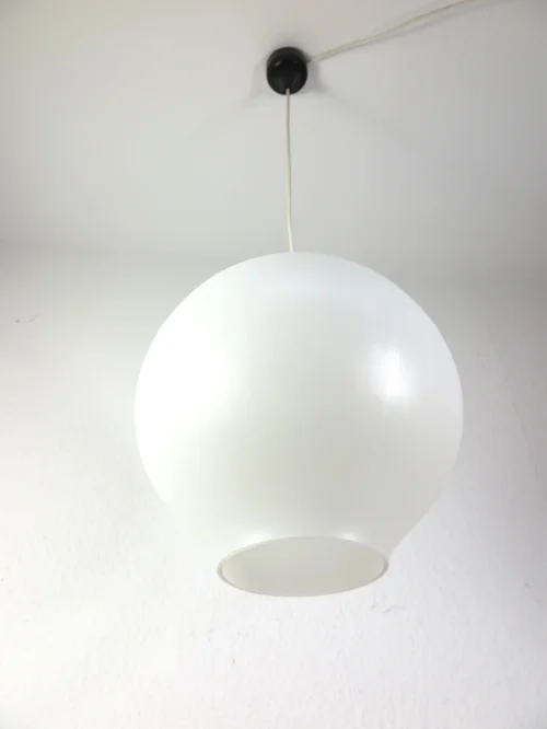 60s lantern, glass lamp Doria