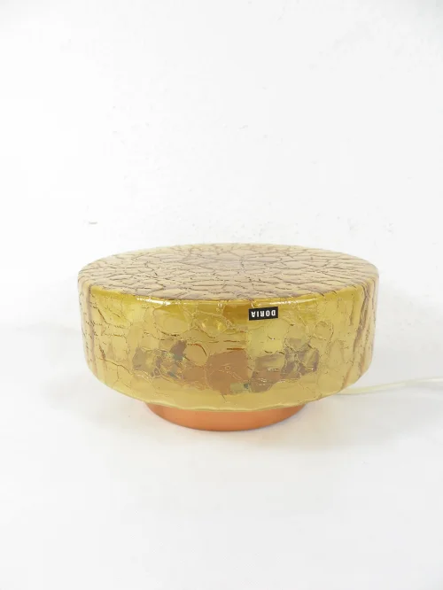 Bild 2 von plafonnier, applique 70's verre fumé