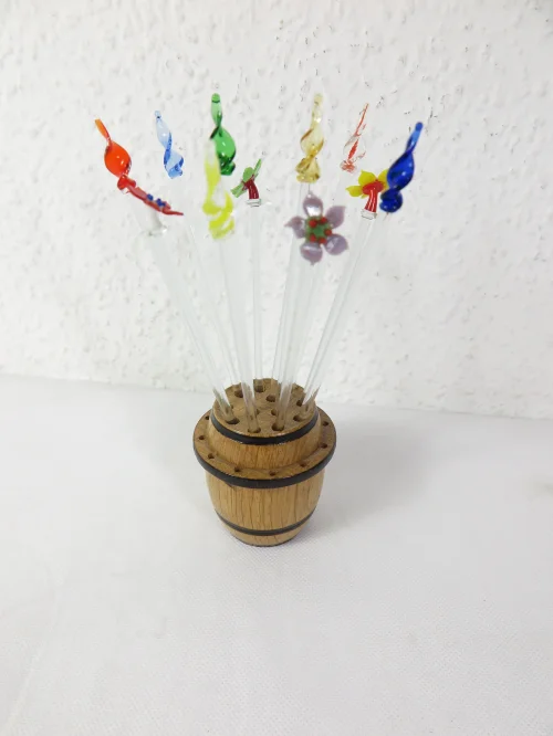 Bild 2 von verre de Murano de 50, brochettes de bowling en verre
