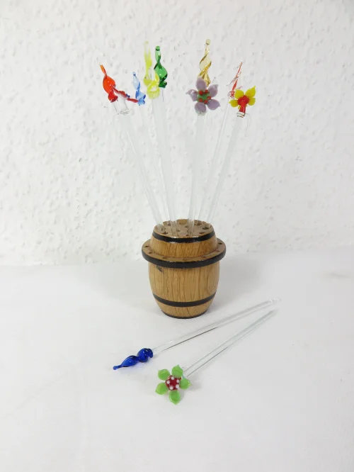 Bild 3 von verre de Murano de 50, brochettes de bowling en verre