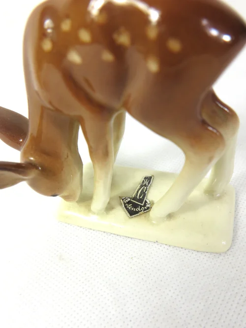 Bild 3 von 50年代 コルテンドルフ 陶器 鹿 子鹿 バンビ