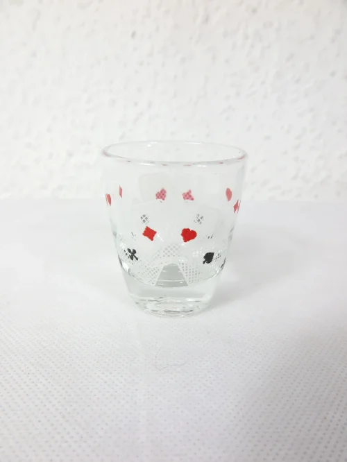 Bild 3 von 70s Schnapspinnchen card game, shot glasses