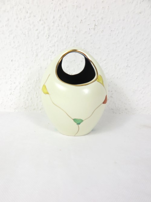 50er Blumenvase, Körbchenvase