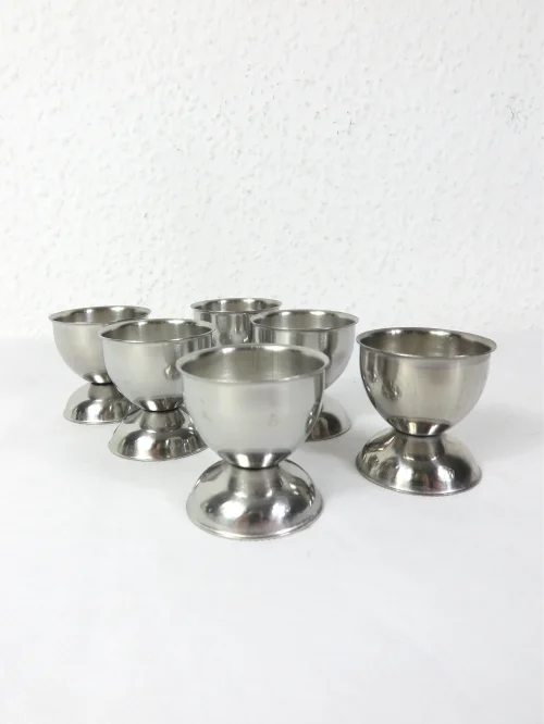 70s chrome egg cup