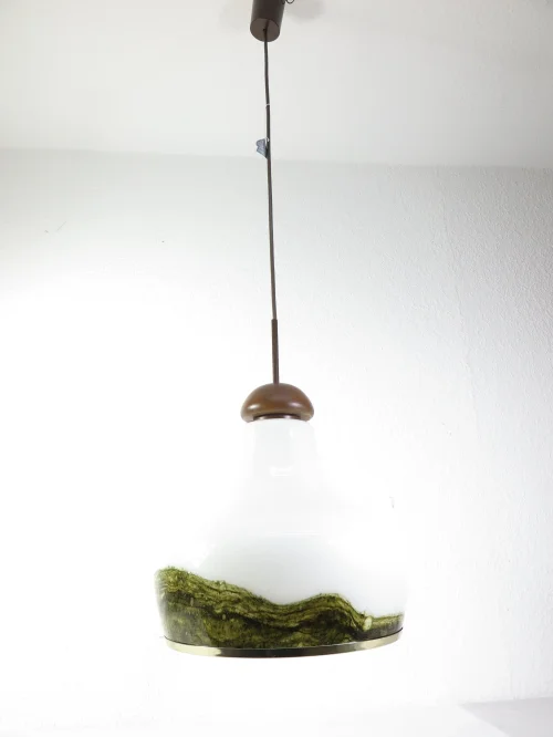 Bild 2 von 70s Murano glass Doria lamp, ceiling lamp