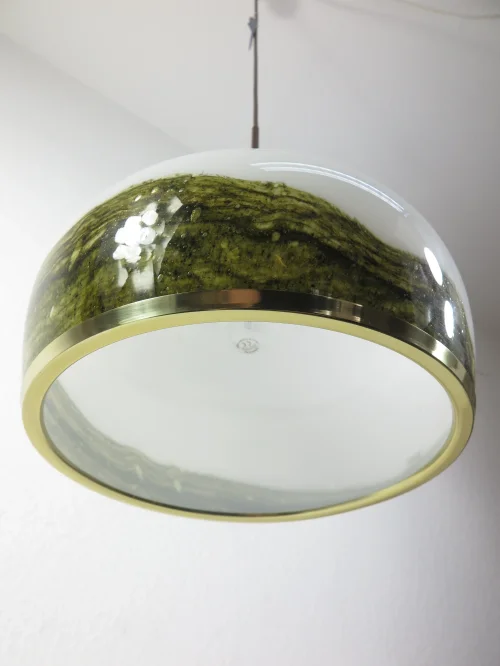 Bild 5 von 70s Murano glass Doria lamp, ceiling lamp