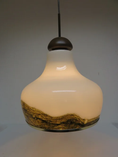 Bild 6 von 70s Murano glass Doria lamp, ceiling lamp