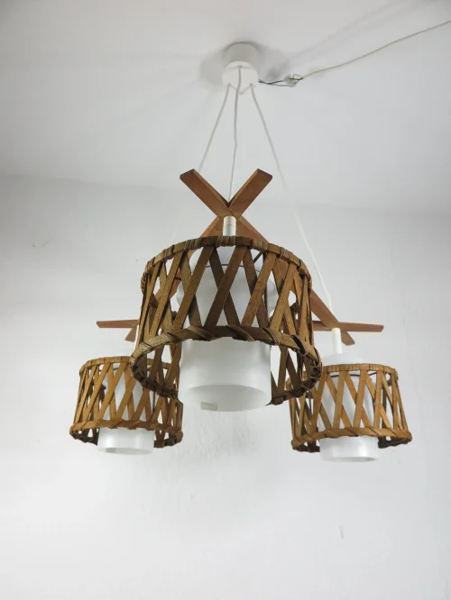 Bild 2 von lampe en osier de 70, lampe en osier de 3