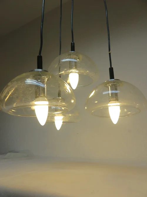 Bild 7 von 70er Pendelleuchte, kaskaden Lampe, Doria Lampe