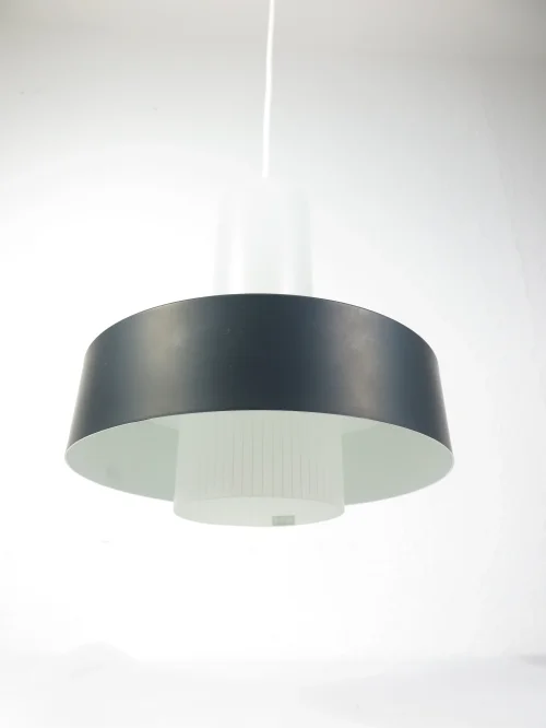 Bild 3 von 70er Doria Deckenlampe, Lampe mit Metalschirm