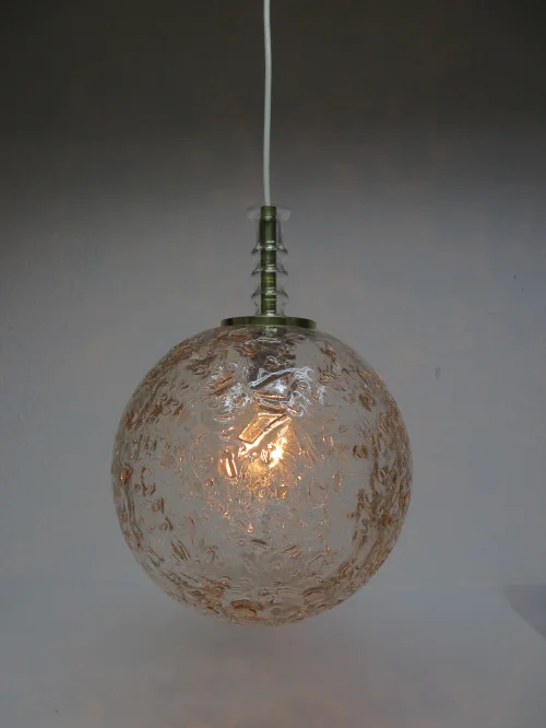 Bild 5 von lampe boule en verre Doria des années 70