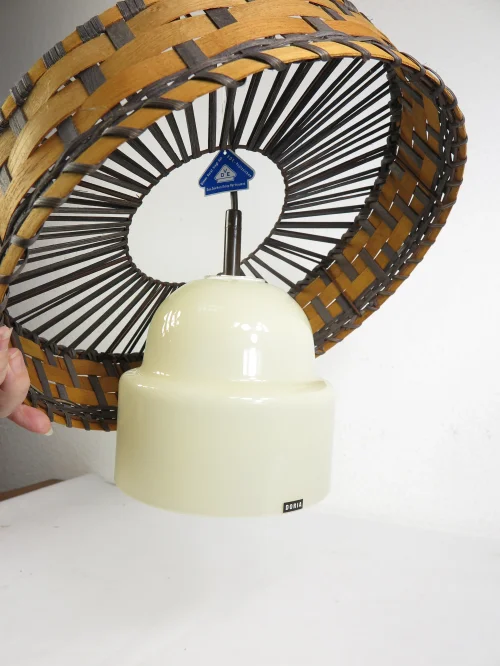 Bild 6 von 70er Korblampe , Deckenlampe Doria