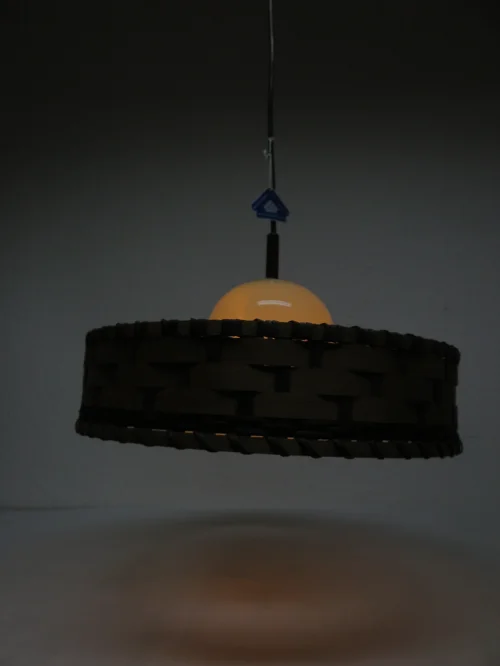 Bild 7 von 70er Korblampe , Deckenlampe Doria