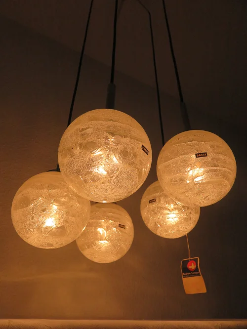 Bild 5 von lampe 70's suspendue, Lampe cascade Doria