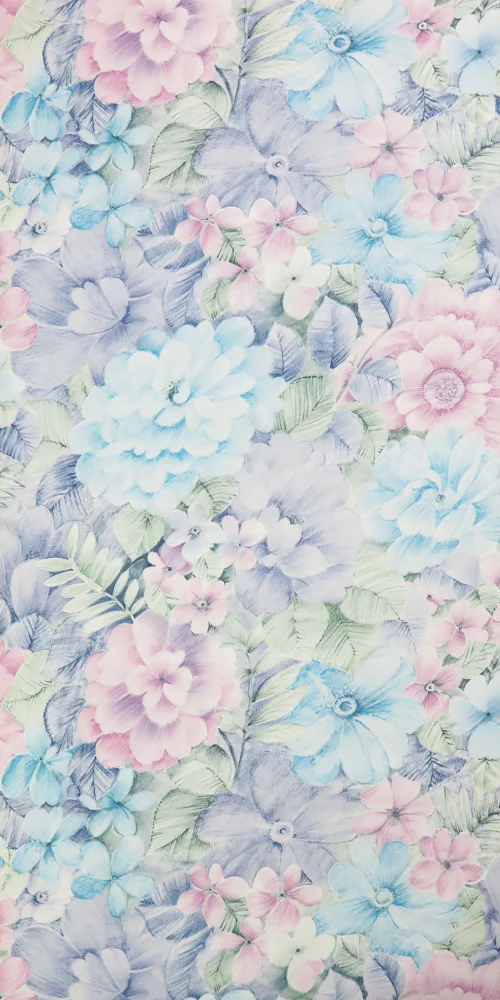 Vinyl Tapete Marlene blau