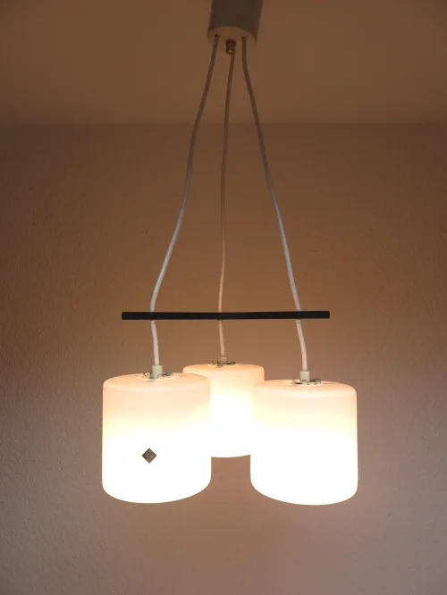 Bild 6 von 70er Dreier Lampion Lampe, Doria Lampe