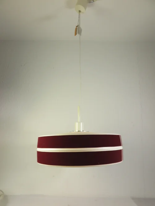 Bild 2 von 70s pendant light, lamp with plastic shade
