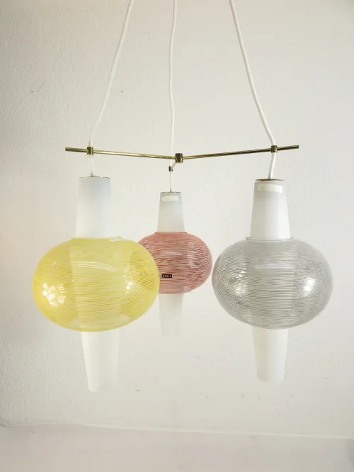 Bild 1 von lampe Doria des années 60, lampe suspendue, lampe en verre