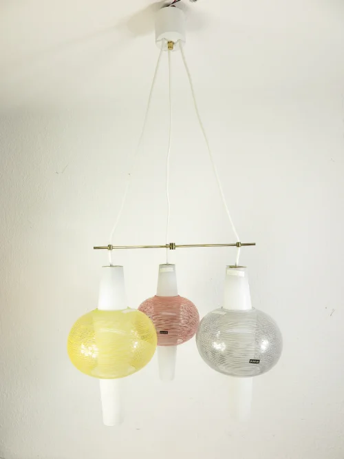 Bild 3 von lampe Doria des années 60, lampe suspendue, lampe en verre