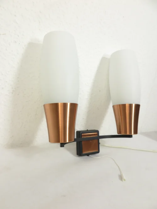 Bild 2 von applique murale des années 60 avec interrupteur à tirette