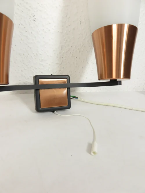 Bild 4 von applique murale des années 60 avec interrupteur à tirette