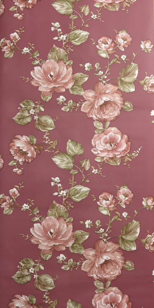 Vinyl Tapete Laetitia bordeaux