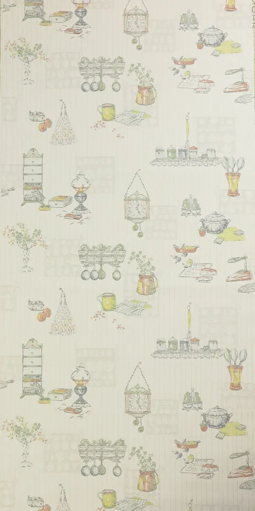 50er Jahre Tapete Mohrena