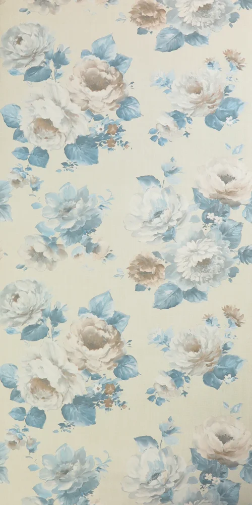 Vinyl Tapete Antonia blau