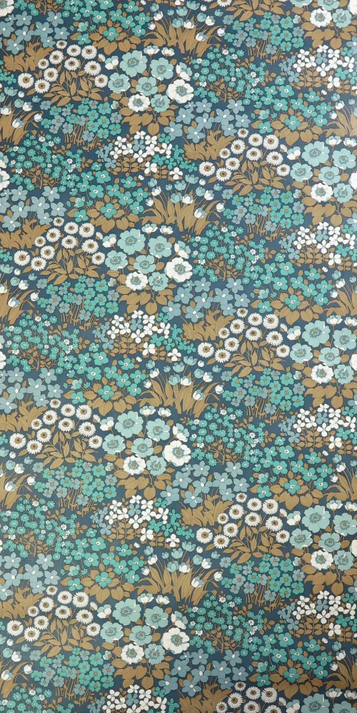 Vinyl Tapete Patrizia Blau