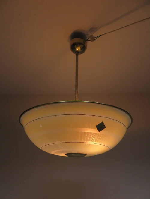 Bild 5 von 50er Tellerlampe. Deckenlampe