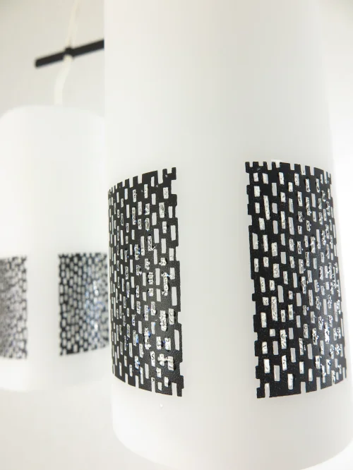 Bild 4 von 60er / 70er Doria-Glas-Lampe, Hängelampe, Deckenleuchte