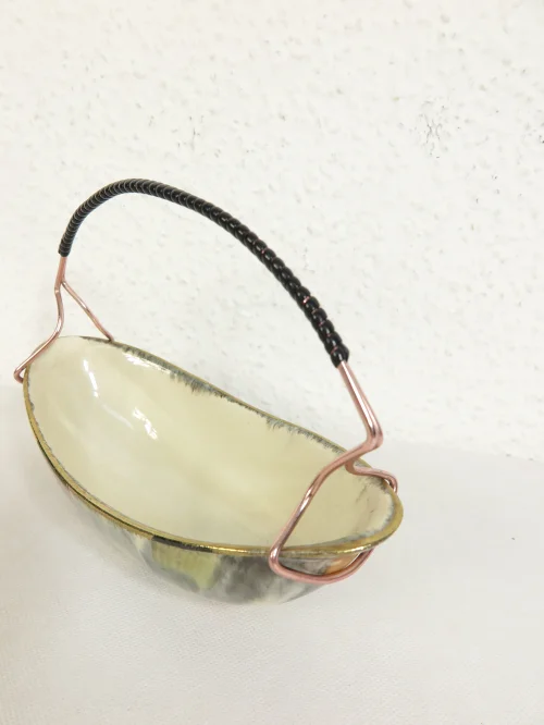 Bild 4 von 50er Hänkelschale, Bay Keramik