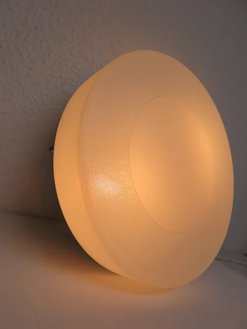 Bild 5 von 70er Deckenlampe Doria, Glaslampe, Wandlampe