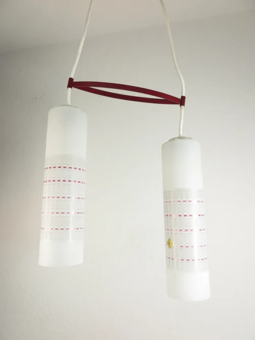 Bild 1 von 70er Deckenlampe Doria, Glaslampe,