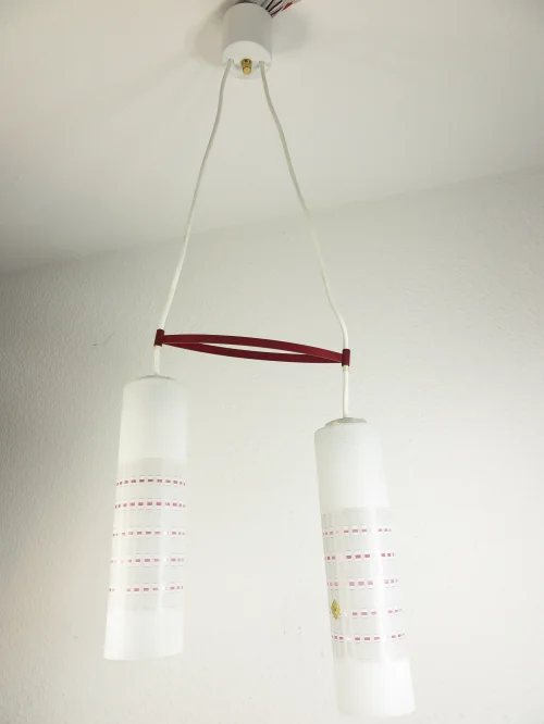 Bild 2 von 70er Deckenlampe Doria, Glaslampe,