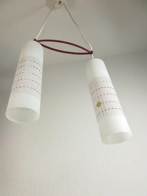 Bild 3 von 70er Deckenlampe Doria, Glaslampe,