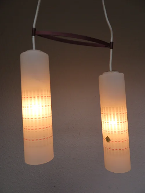 Bild 6 von 70er Deckenlampe Doria, Glaslampe,