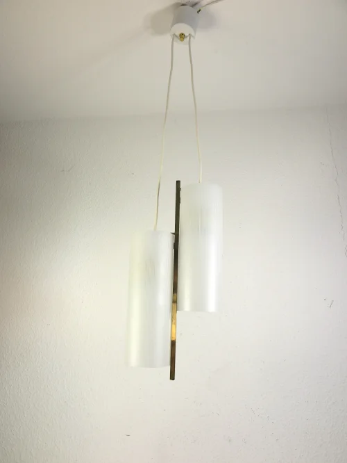 Bild 1 von 70s ceiling lamp Doria, glass lamp,
