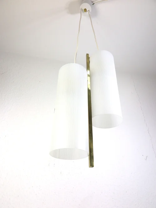 Bild 3 von 70s ceiling lamp Doria, glass lamp,